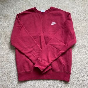 Men's Nike Maroon Crew Nike Sweatshirt